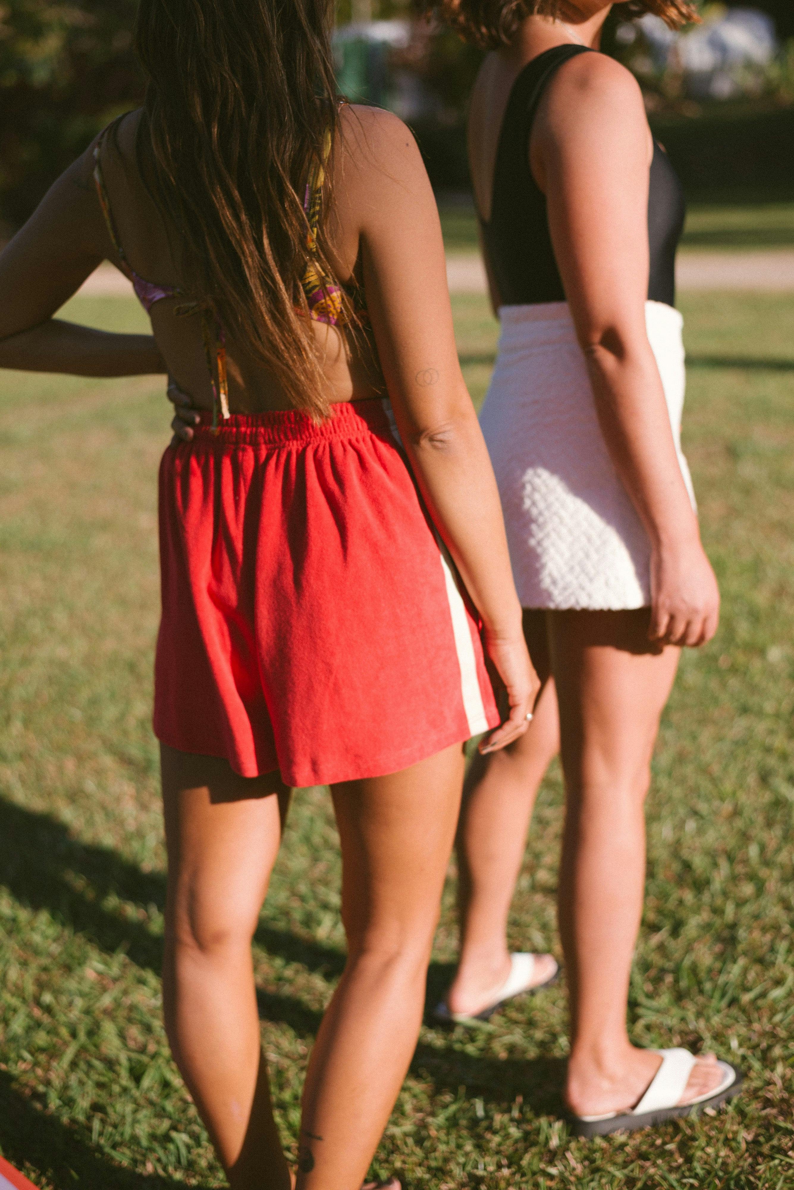 Terry Towelling Shorts Chilli - Image 8