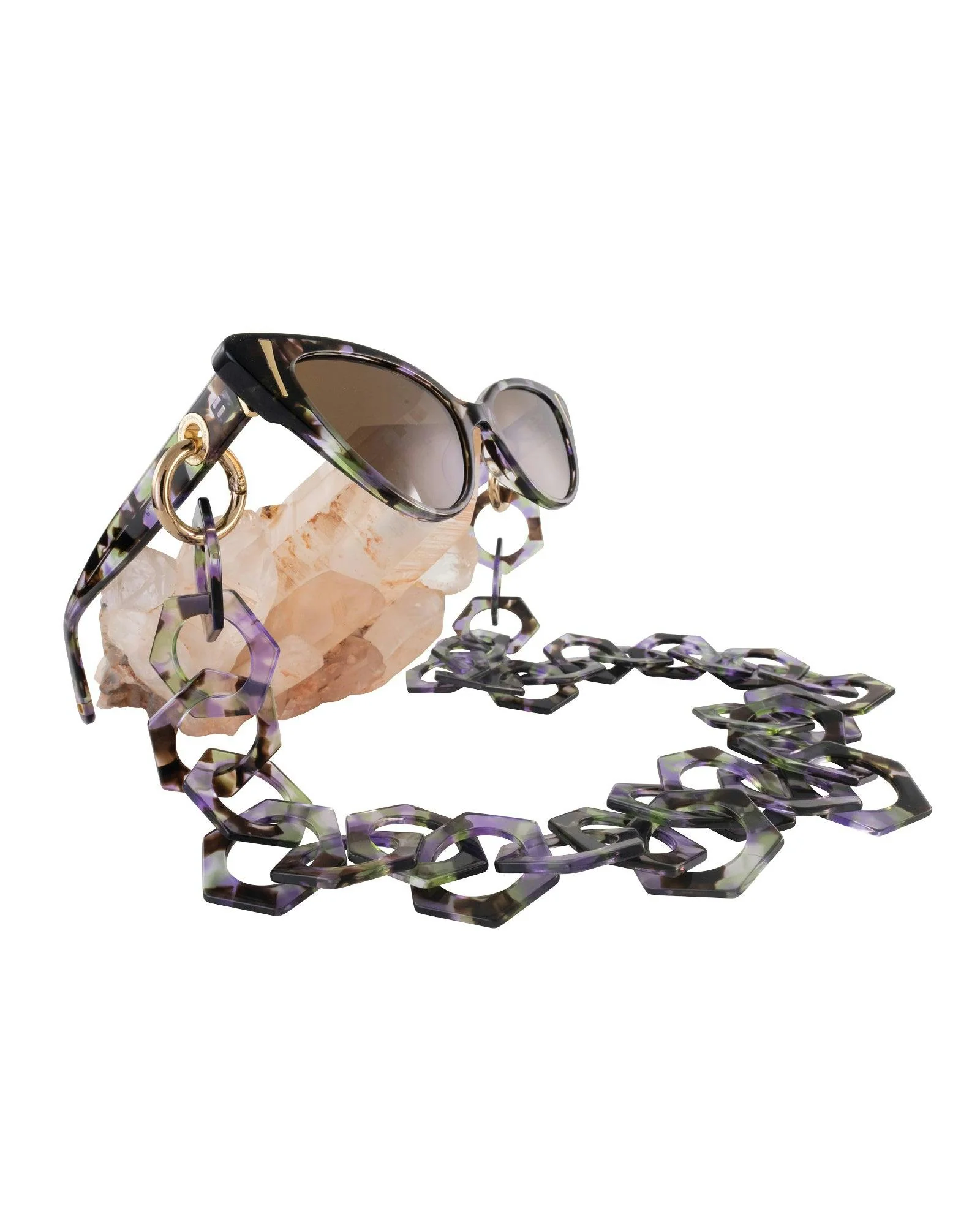 The Astral Plane - Moondust Sunglasses | AmberPolarised Lense - Image 9