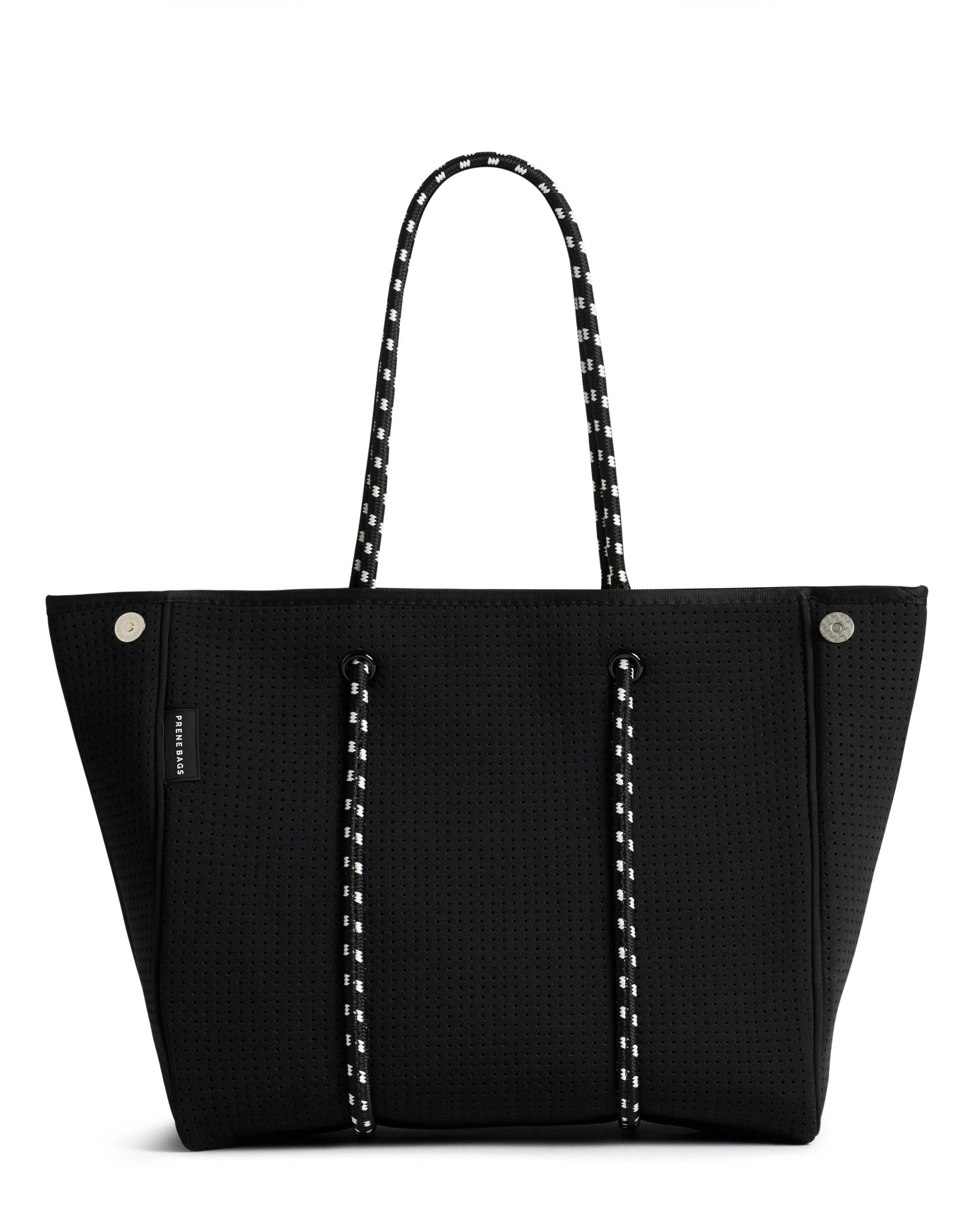 Prene | The Brighton Bag (BLACK) Neoprene Tote Bag - Image 3