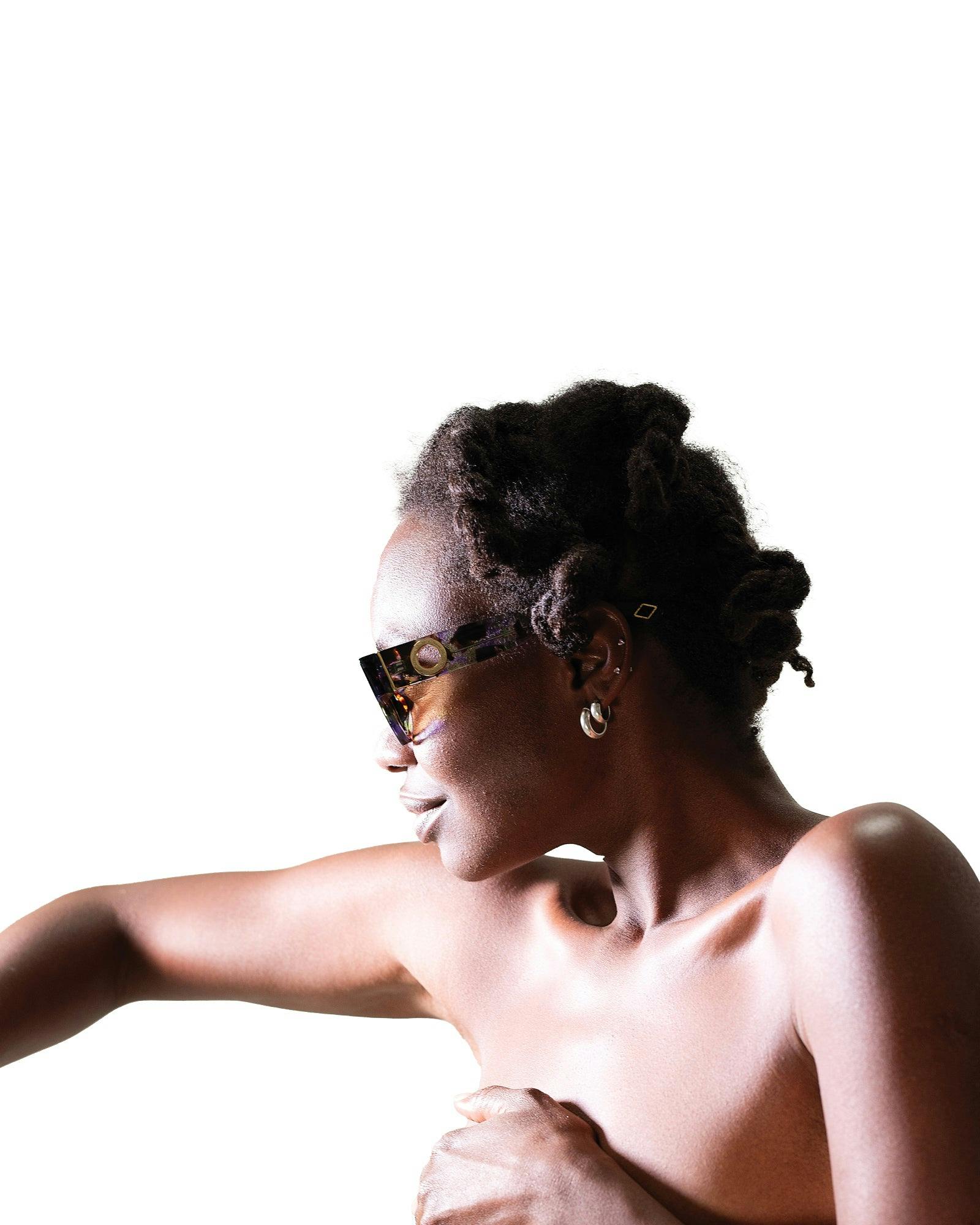The Cosmos - Moon Dust Sunglasses | Amber Polarised Lenses - Image 11