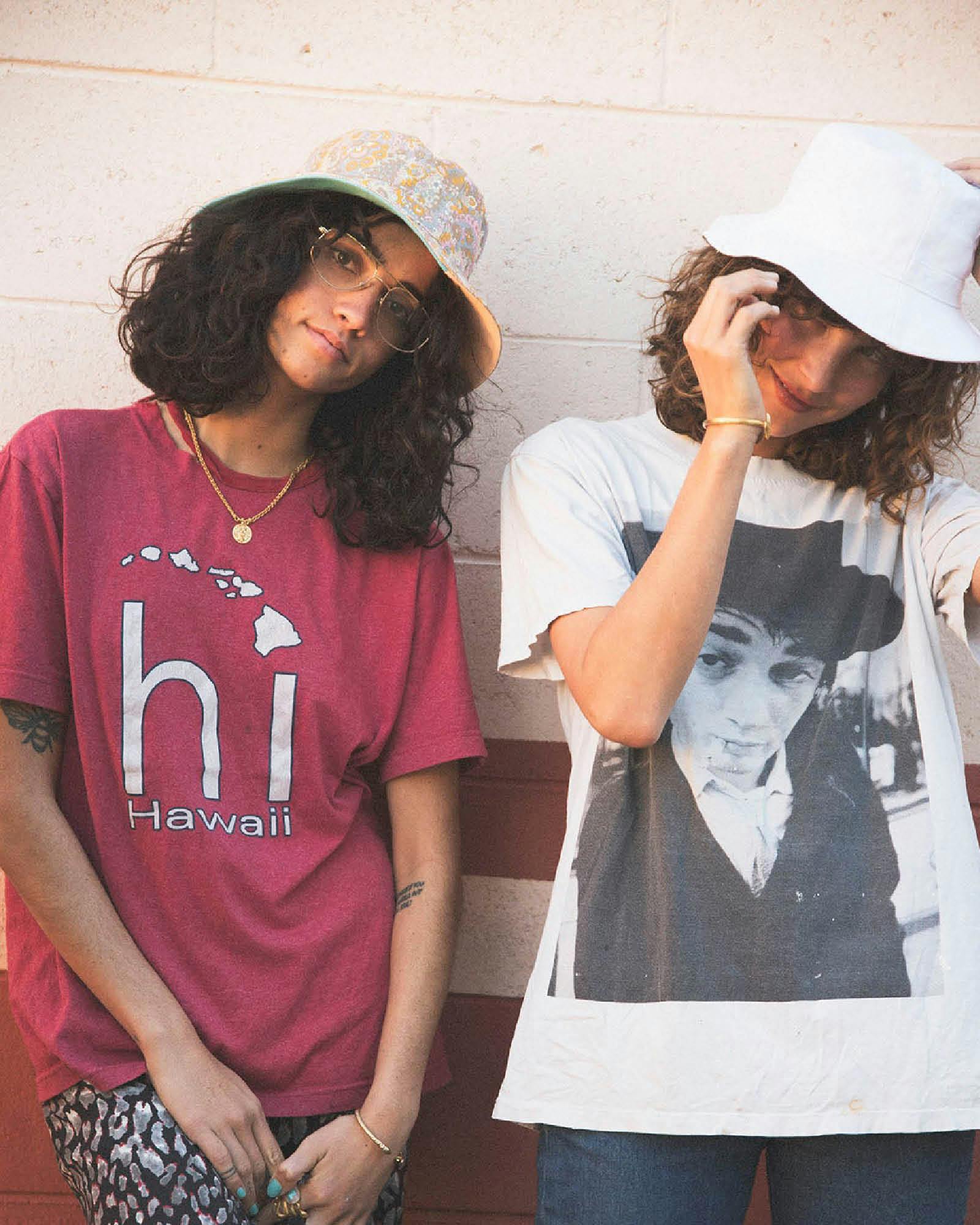 The FlipSide Bucket Hat – Kids – Paisley / Blue & Pink - Image 3