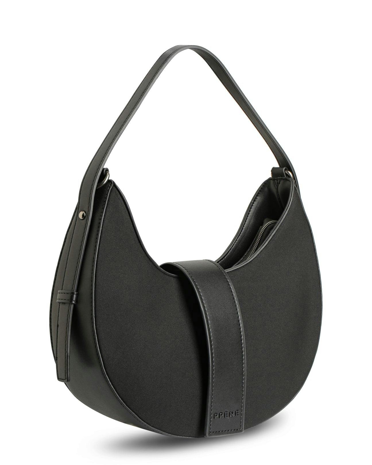 Prene | The Monroe Bag (MIDNIGHT BLACK) Neoprene Shoulder Bag - Image 3