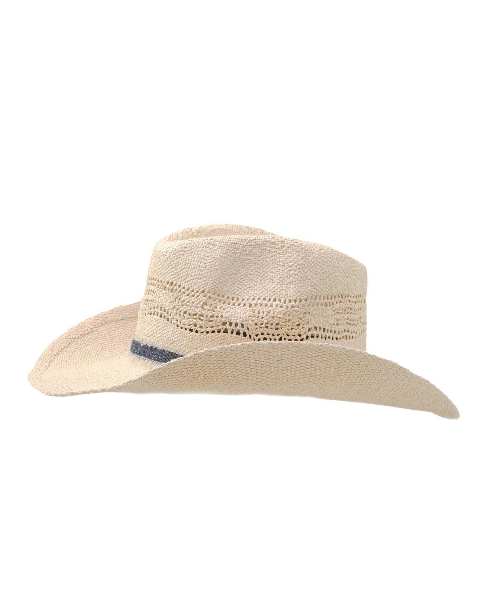The Sun Chaser Cowboy Straw Hat – Cream - Image 3