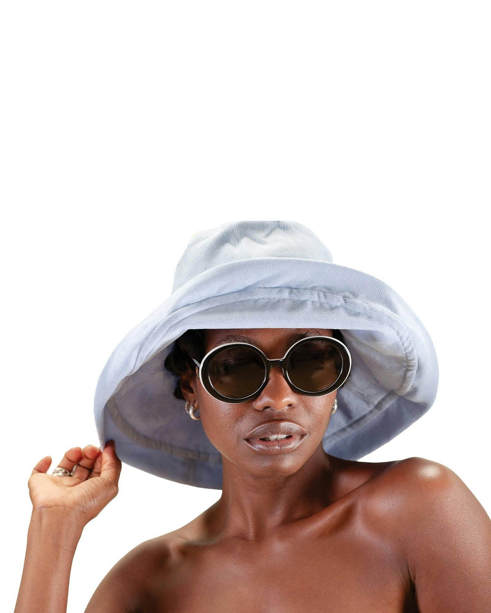 The Sunday – Light Blue Sun Hat - Image 5