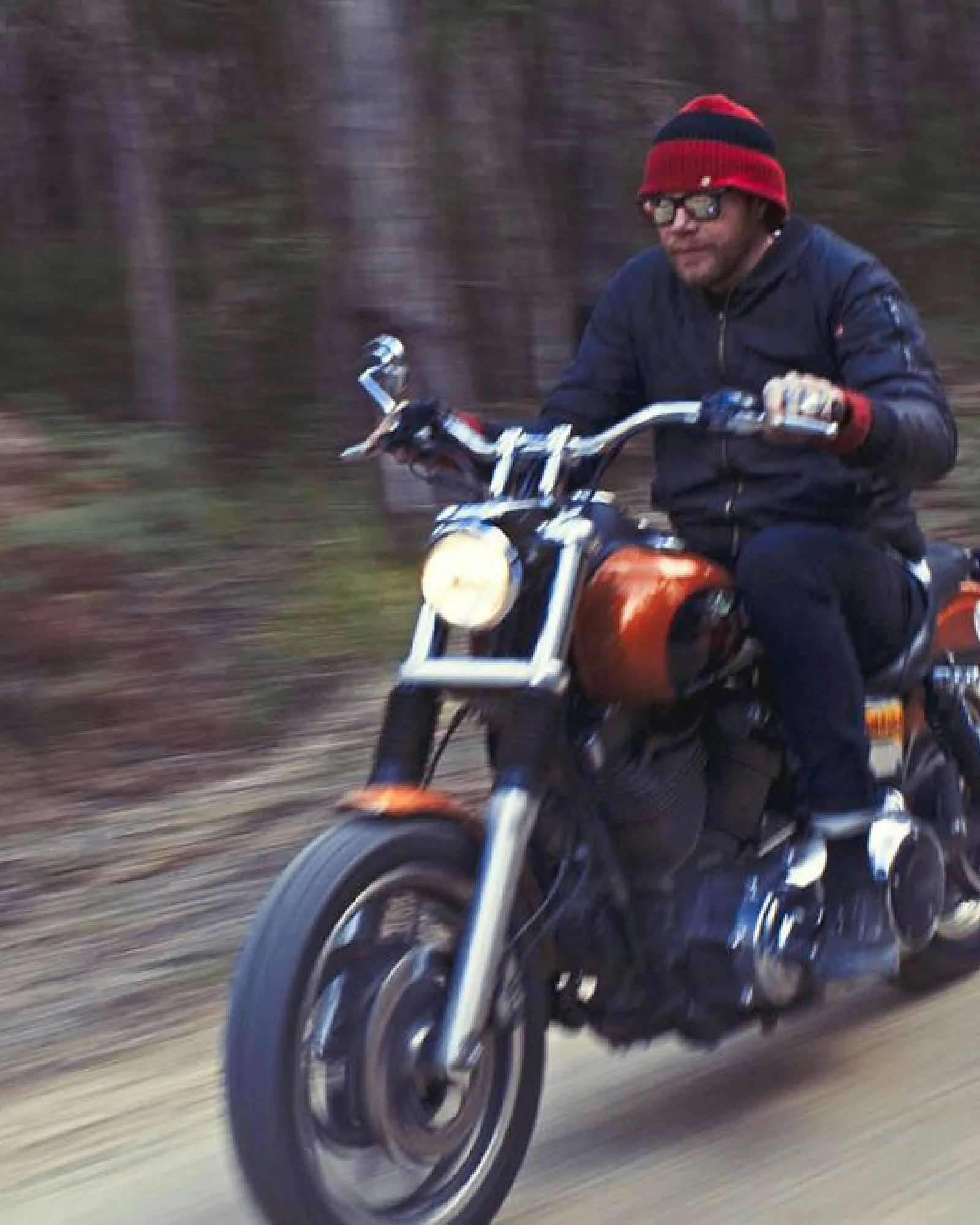 The Wally Knit Beanie – Red and Black - Image 3