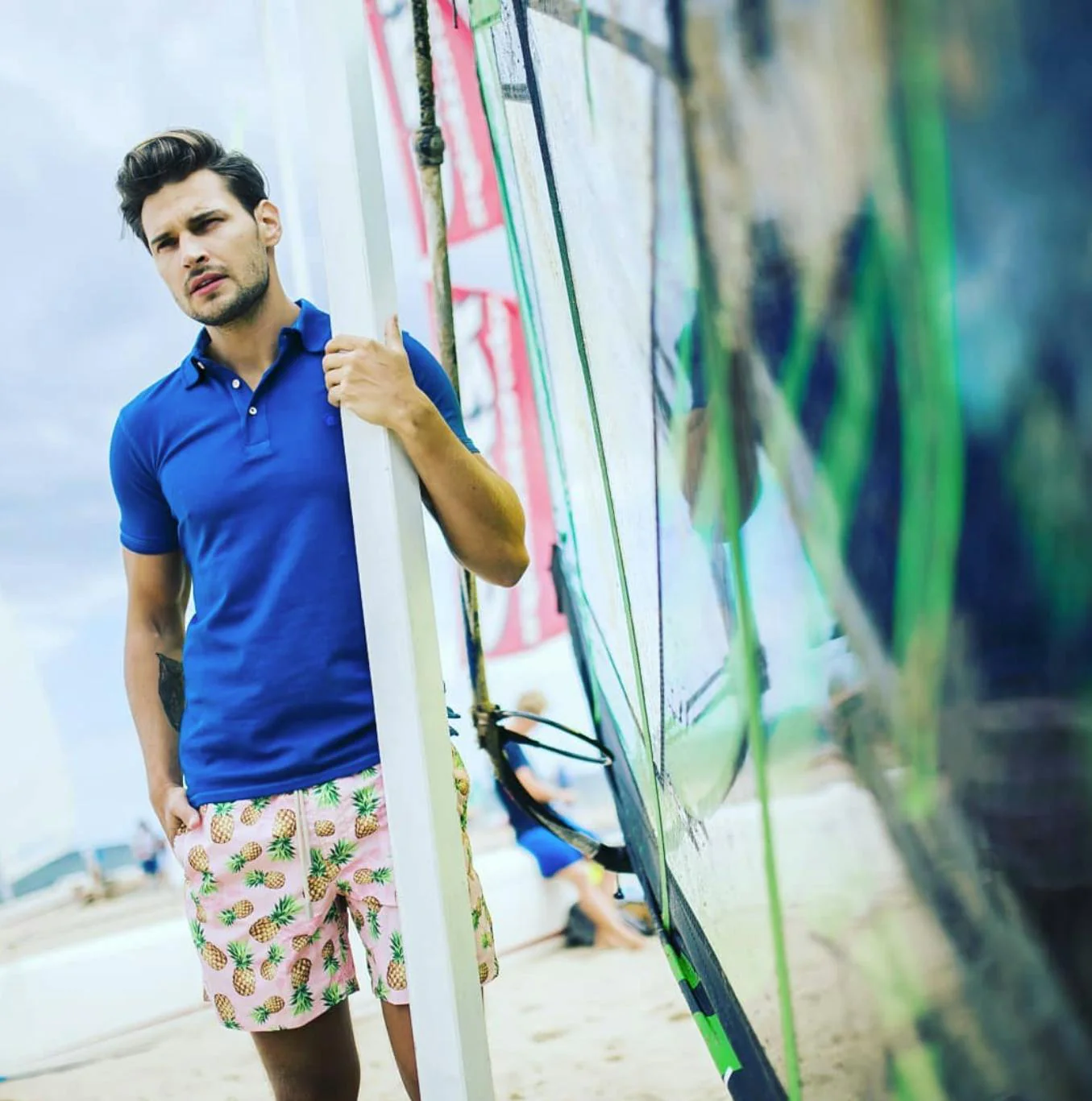 Tortola Swim Shorts Pink - Image 2