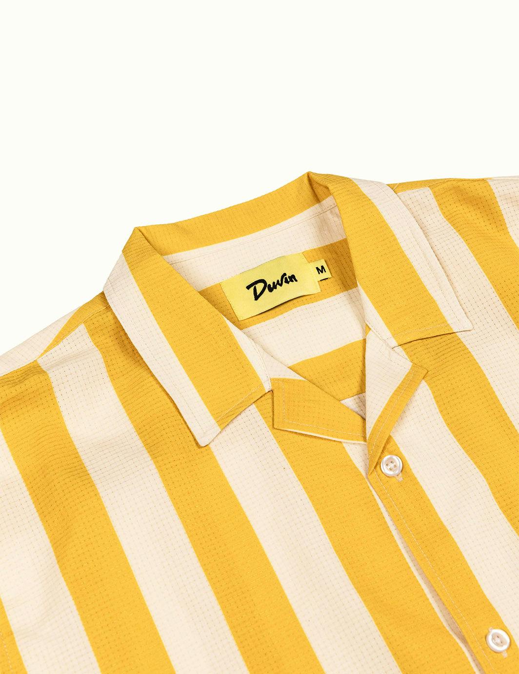 Travel Leisure Stretch Buttonup Yellow - Image 3