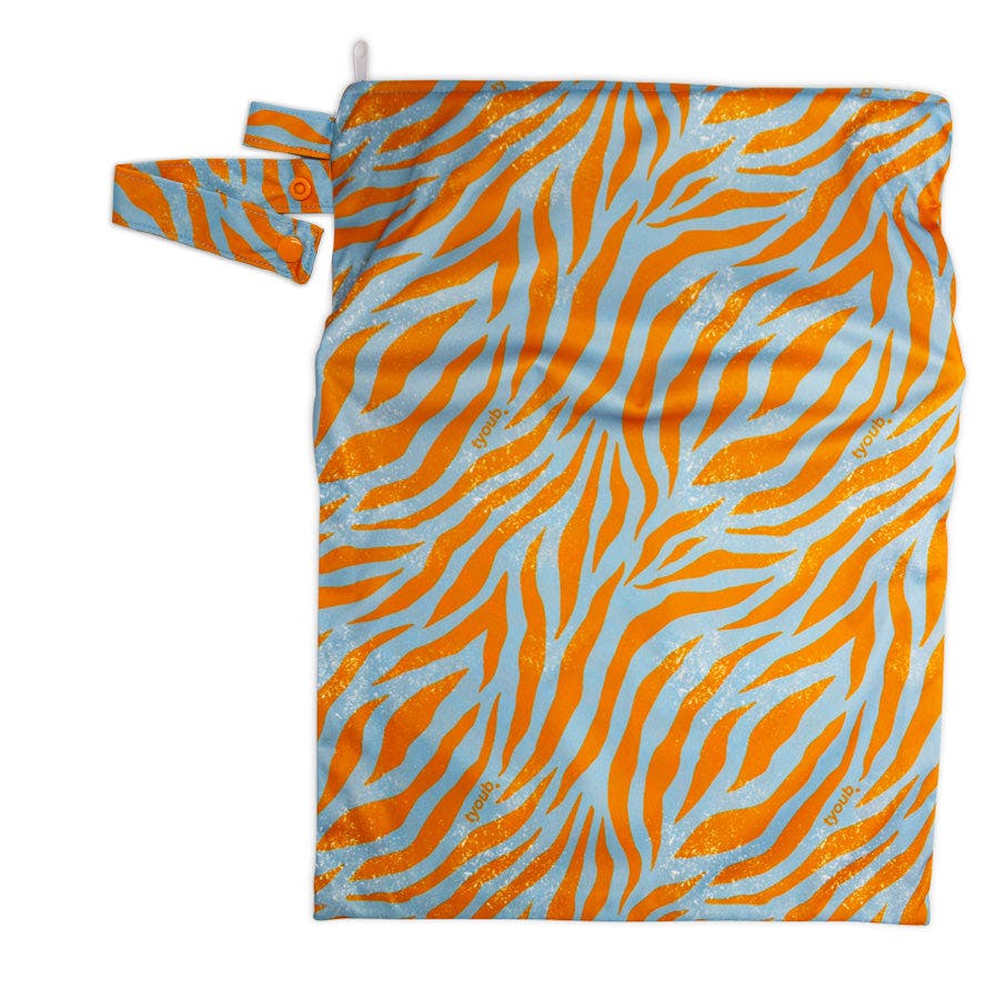 Tyoub Big Wet Bag – Tiger Blue Orange - Image 3