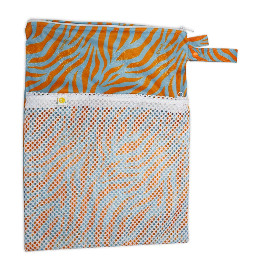 Tyoub Big Wet Bag – Tiger Blue Orange - Image 5