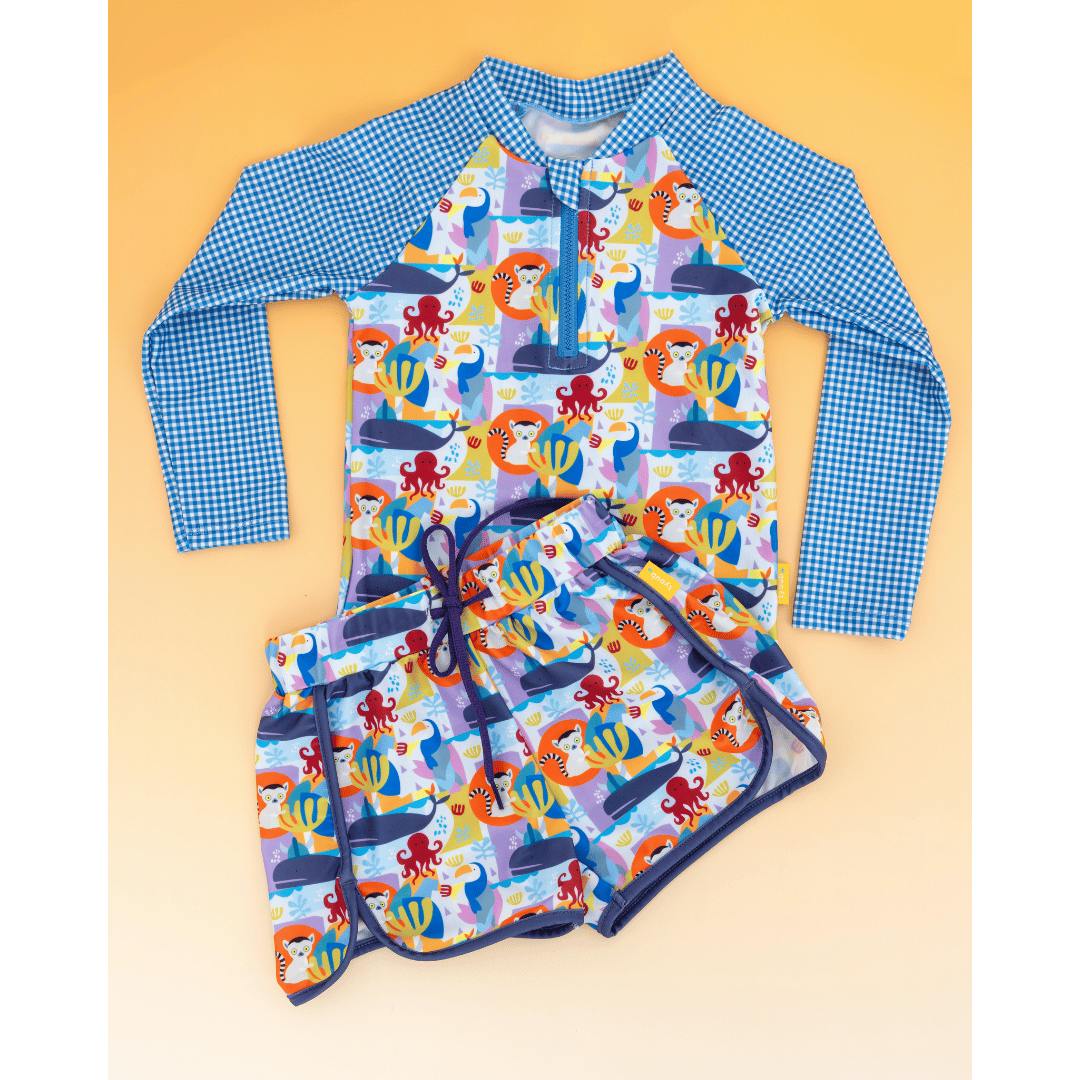 Tyoub Kids’ Mid-Length Swim Trunks Animal Spirit - Image 3