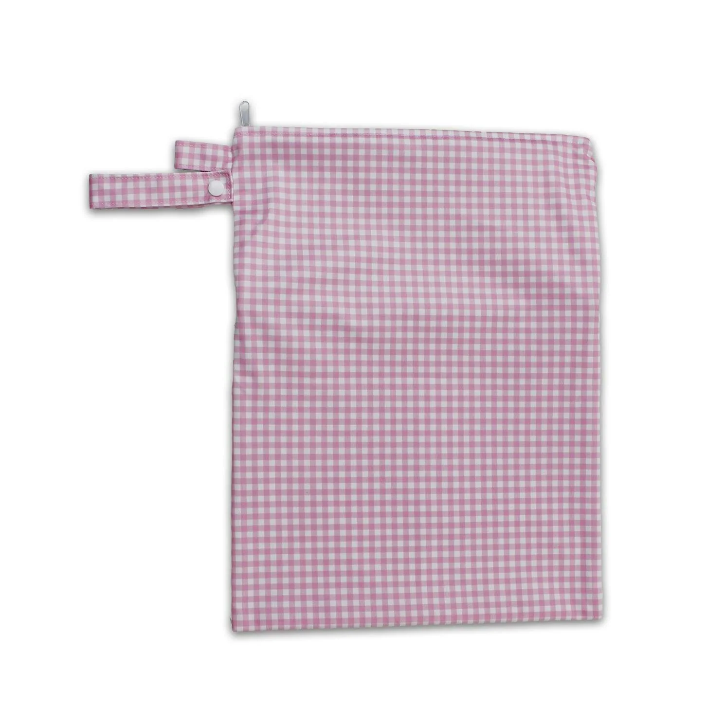 Tyoub Stay-dry Zip Wet Bag– Pink Gingham - Image 2