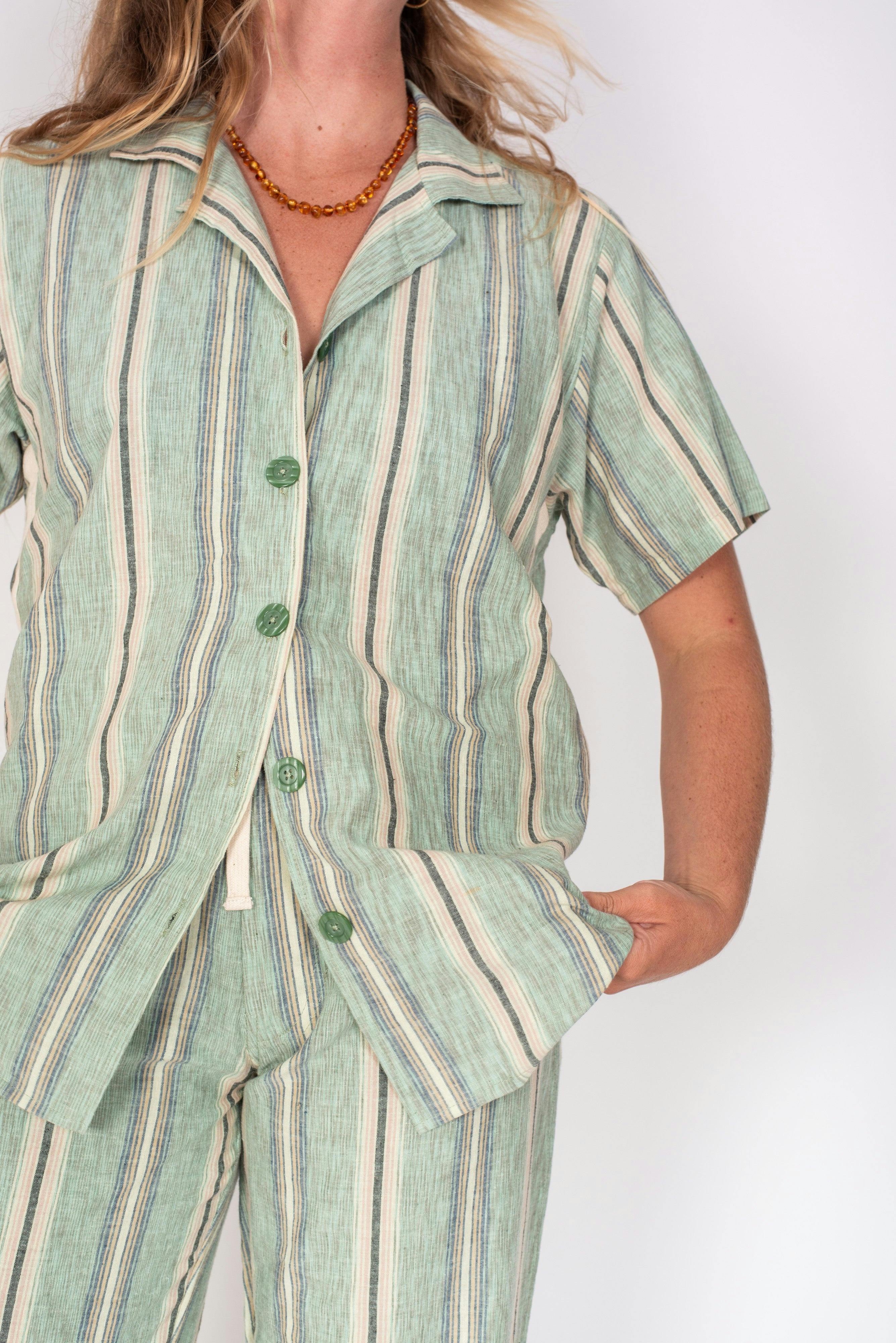 Unisex Shirt in Holiday Stripe - Image 12