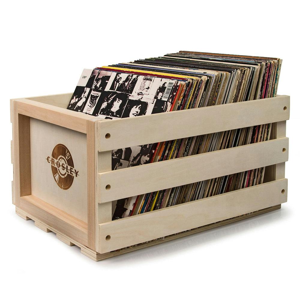 Victrola Eastwood II Turntable - Walnut + Bundled Record Storage Crate - Image 5