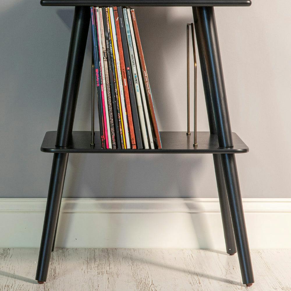 Victrola Eastwood II Turntable - Walnut + Turntable Stand Bundle - Black - Image 3