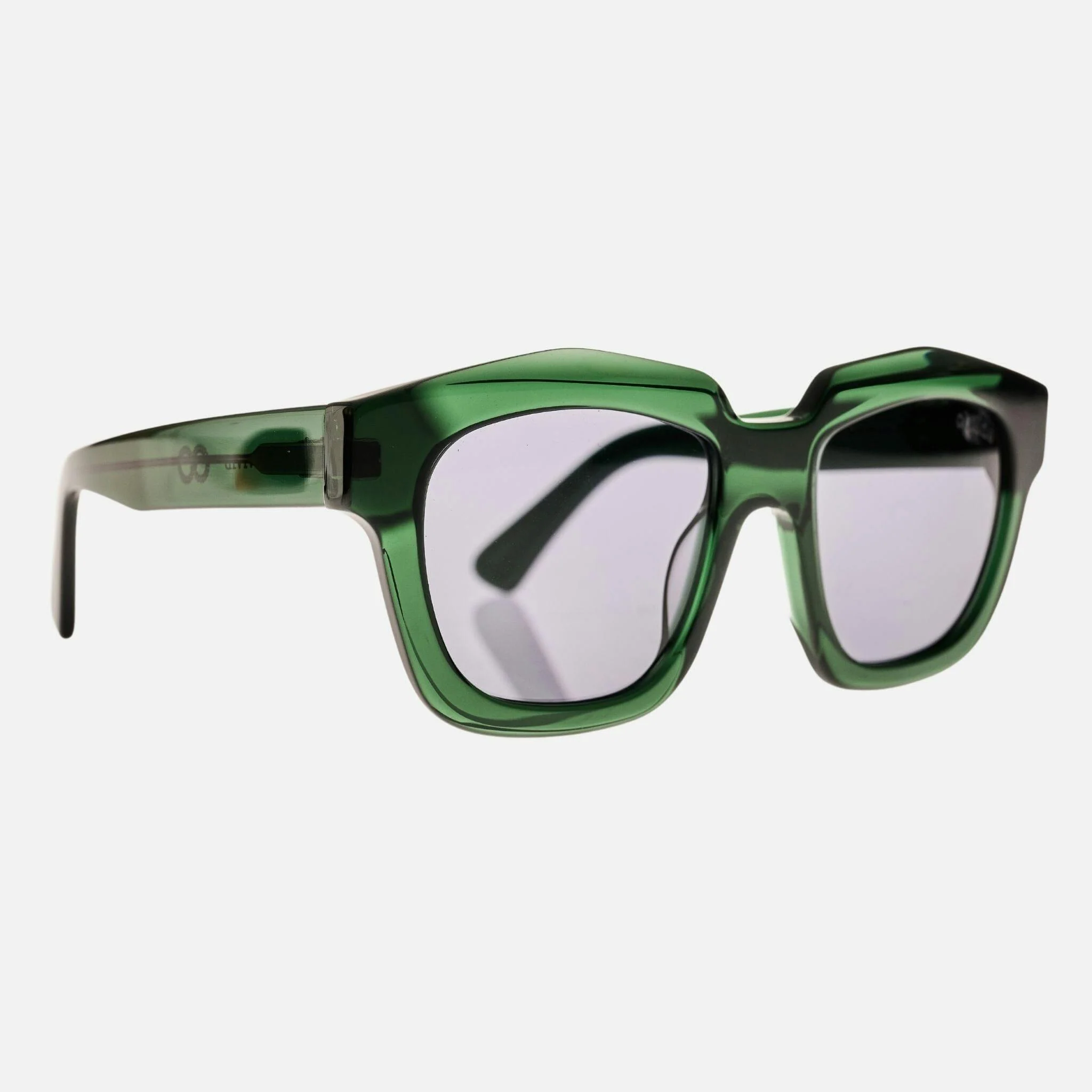 VIVID Bio-Acetate Translucent Moss Green | Grey Bio Lens - Image 3