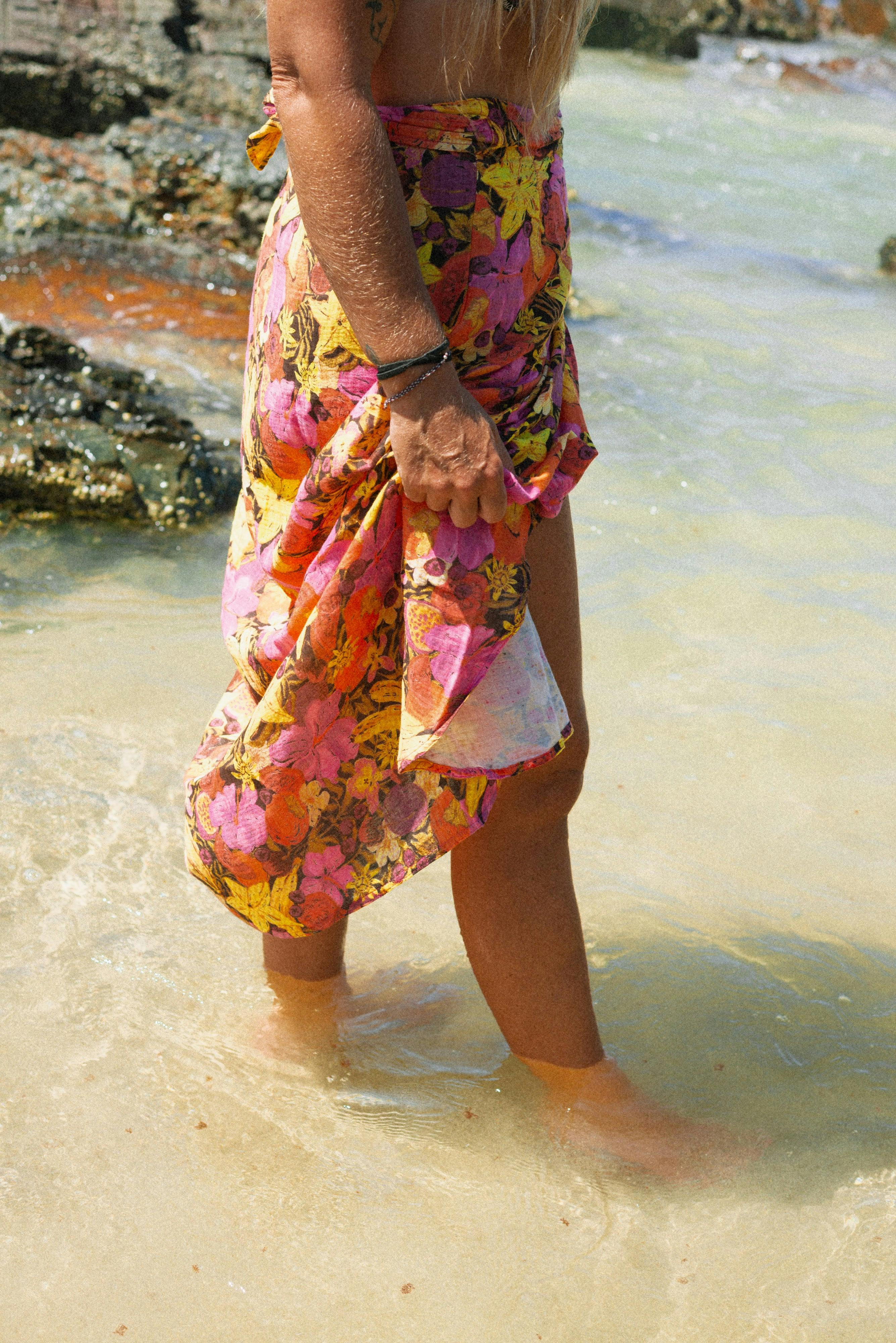 Wrap Skirt in Fruity - Image 21