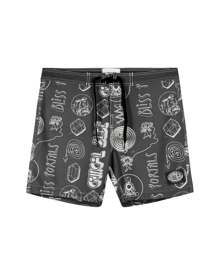 Xerox 18" Boardshort - Vintage Black